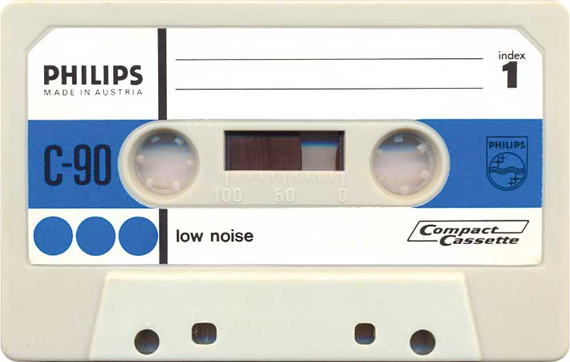 Compact Cassette Philips 90 Type I Normal 1971 Europe