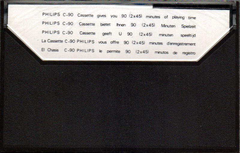 Compact Cassette: Philips  -  90