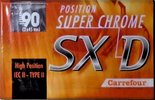 Compact Cassette Carrefour SX D 90 Type II Chrome 1999 Europe