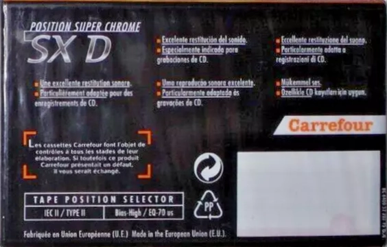 Compact Cassette: Unknown Carrefour - SX D 90