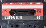 Compact Cassette Superton 60 "black" Type I Normal 1978 Near East