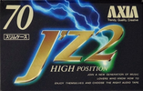 Compact Cassette AXIA J`z 2 70 "JZ2B 70" Type II Chrome 1993 Japan
