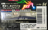 Compact Cassette AXIA J`z 1 84 "JZ1B 84" Type I Normal 1993 Japan