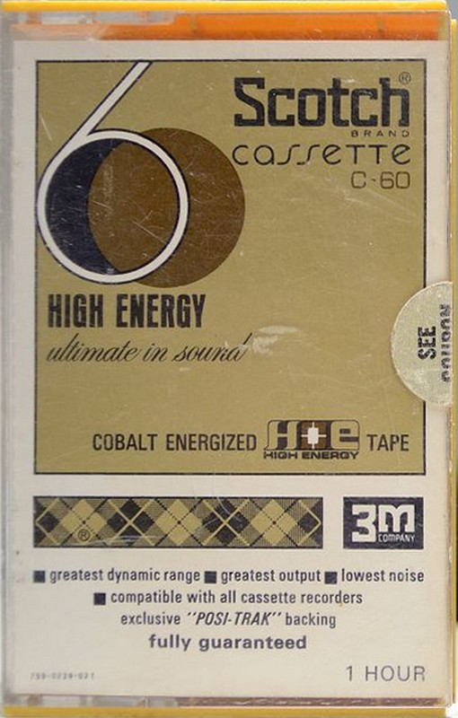 Compact Cassette: 3M Scotch - High Energy 60