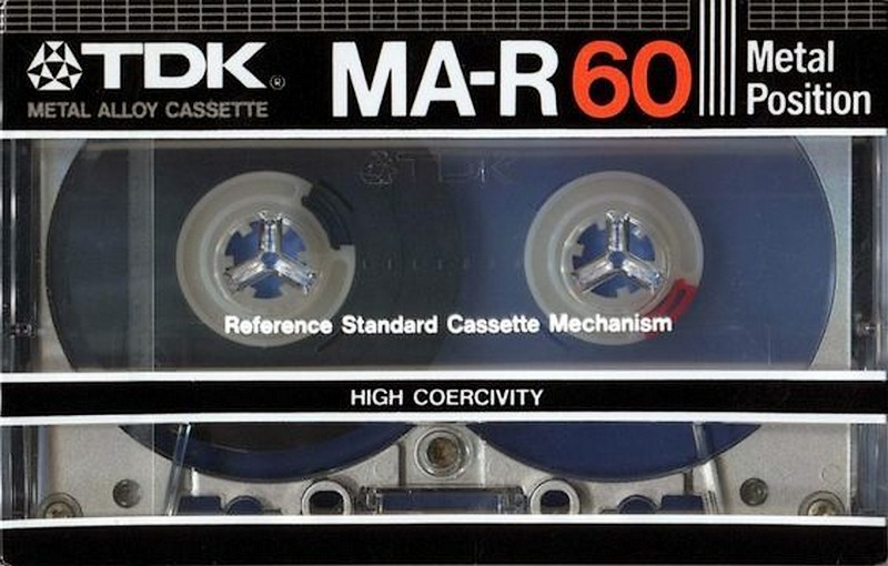 Compact Cassette TDK MA-R 60 Type IV Metal 1982 Australia, Europe