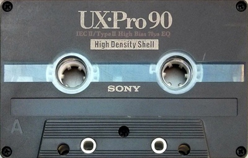 Compact Cassette Sony UX-Pro 90 Type II Chrome 1992 Europe