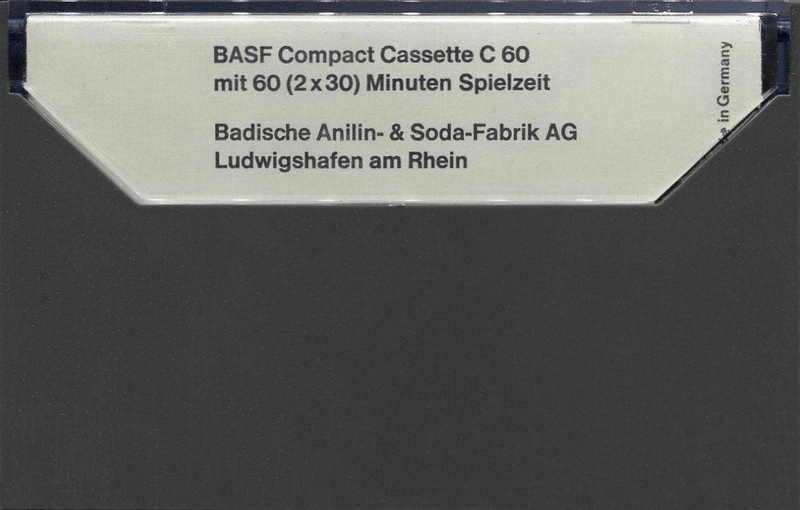 Compact Cassette: BASF  -  60