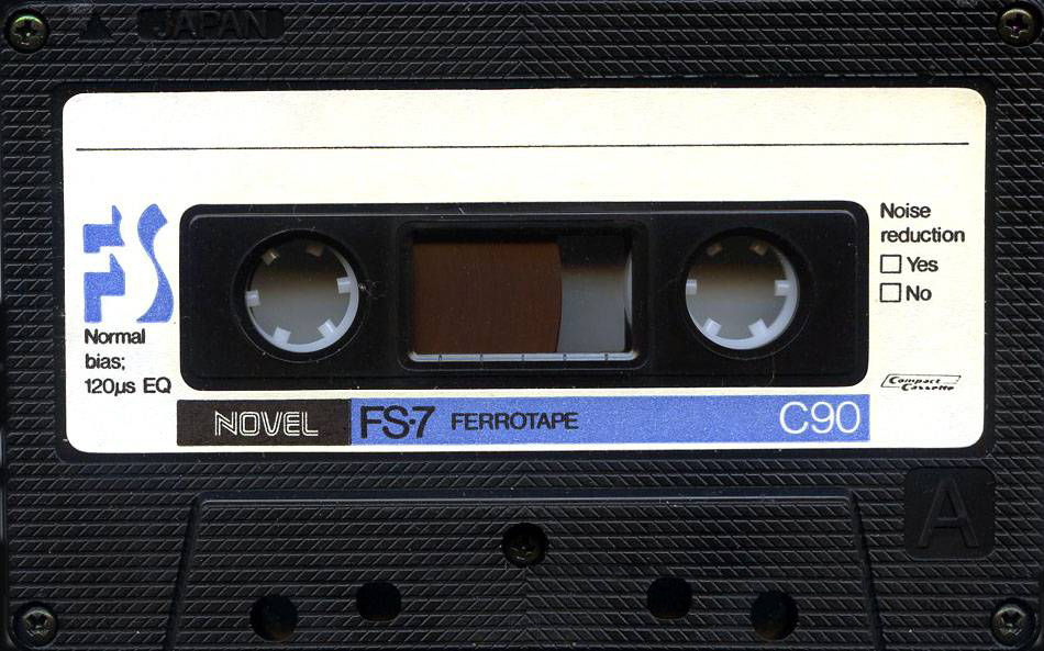 Compact Cassette Novel FS-7 90 Type I Normal 1980 Japan