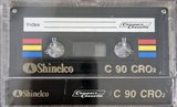 Compact Cassette Shinelco 90 "CRO2" Type II Chrome 1980 Italy