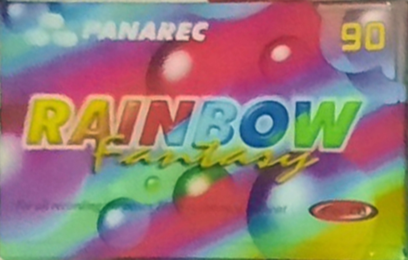 Compact Cassette Panarec Rainbow fantasy 90 Type I Normal Indonesia
