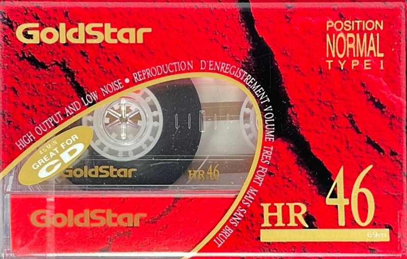 Compact Cassette Goldstar HR 46 Type I Normal 1990 Canada