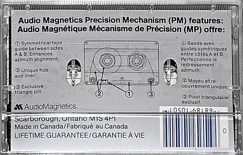 Compact Cassette Audio Magnetics 5 Computer Cassette 1981 Canada