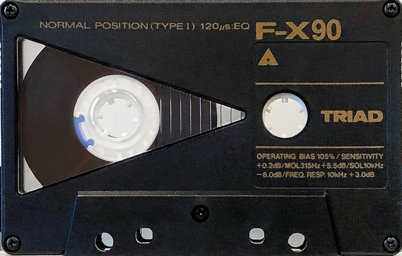 Compact Cassette: Taiyo Yuden Triad - F-X 90