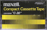 Compact Cassette Maxell 30 Type I Normal 1970 Worldwide