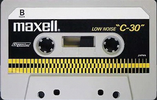 Compact Cassette Maxell 30 Type I Normal 1970 Worldwide