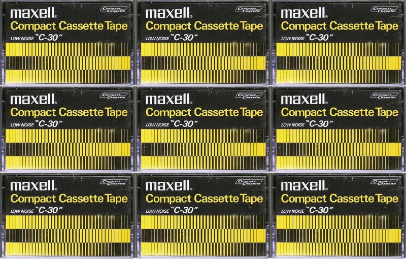 Compact Cassette: Maxell / Hitachi Maxell -  30