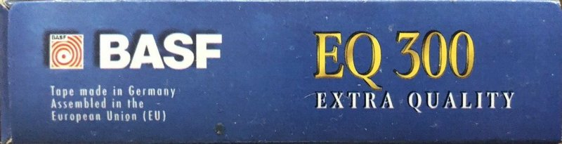 VHS, Video Home System BASF Extra Quality 300 Type II Chrome 1996 Europe