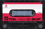Compact Cassette TDK F 30 "C-30F" Type I Normal 1969 USA