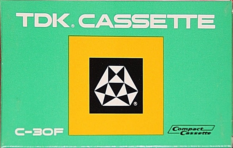 Compact Cassette TDK F 30 "C-30F" Type I Normal 1969 USA