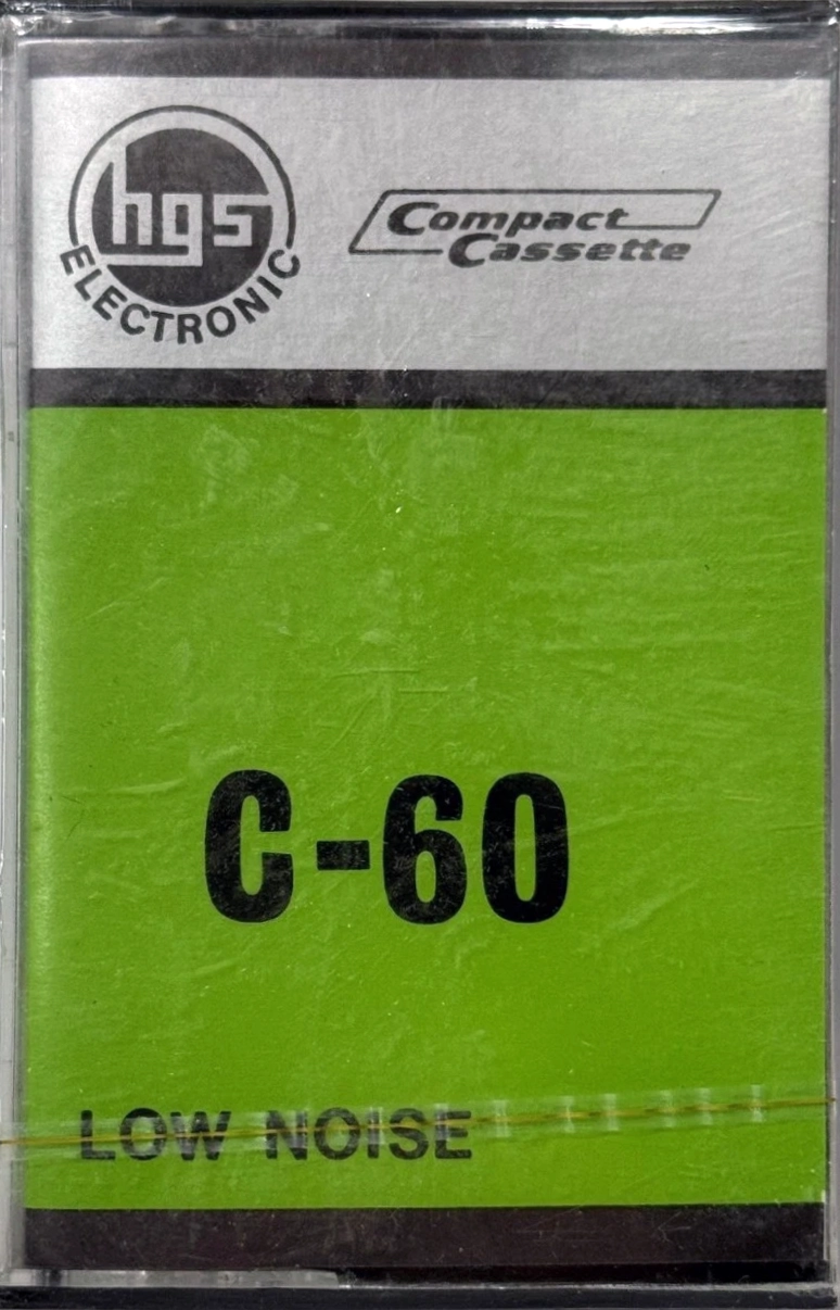 Compact Cassette HGS Electronic 60 Type I Normal 1981 Germany