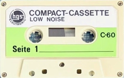 Compact Cassette HGS Electronic 60 Type I Normal 1981 Germany