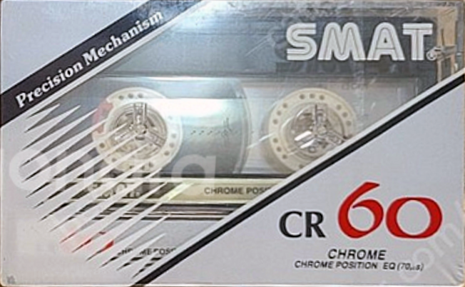 Compact Cassette Smat CR 60 Type II Chrome 1987 South Korea