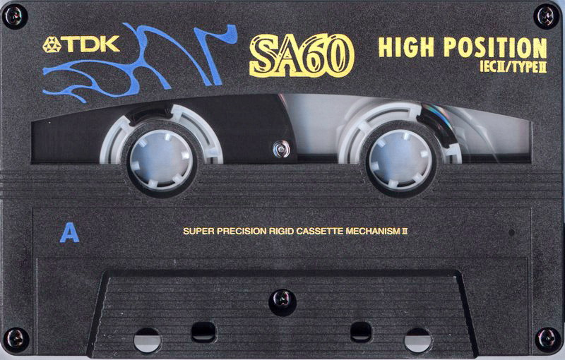 2 pack TDK SA 60 "SA-60EB2" Type II Chrome 1997 Worldwide
