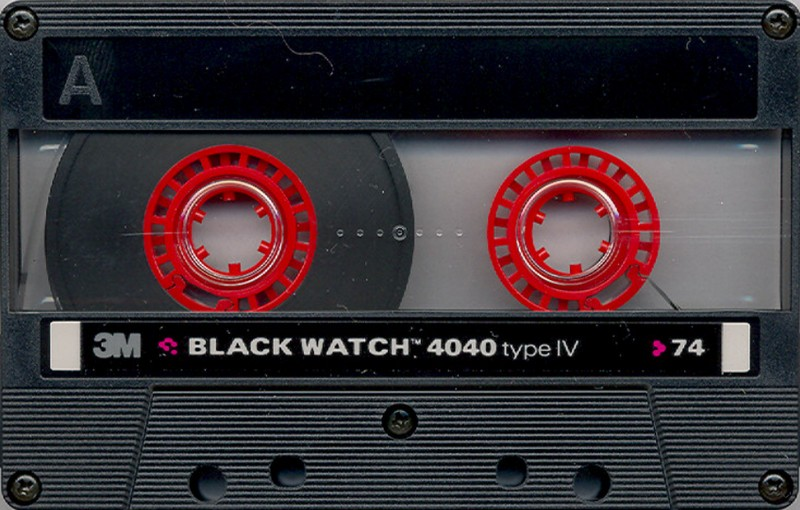 Compact Cassette 3M 4040 74 Type IV Metal 1989 USA