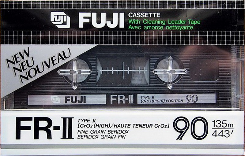Compact Cassette Fuji FR-II 90 Type II Chrome 1982 Europe