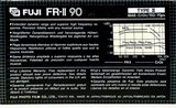 Compact Cassette Fuji FR-II 90 Type II Chrome 1982 Europe