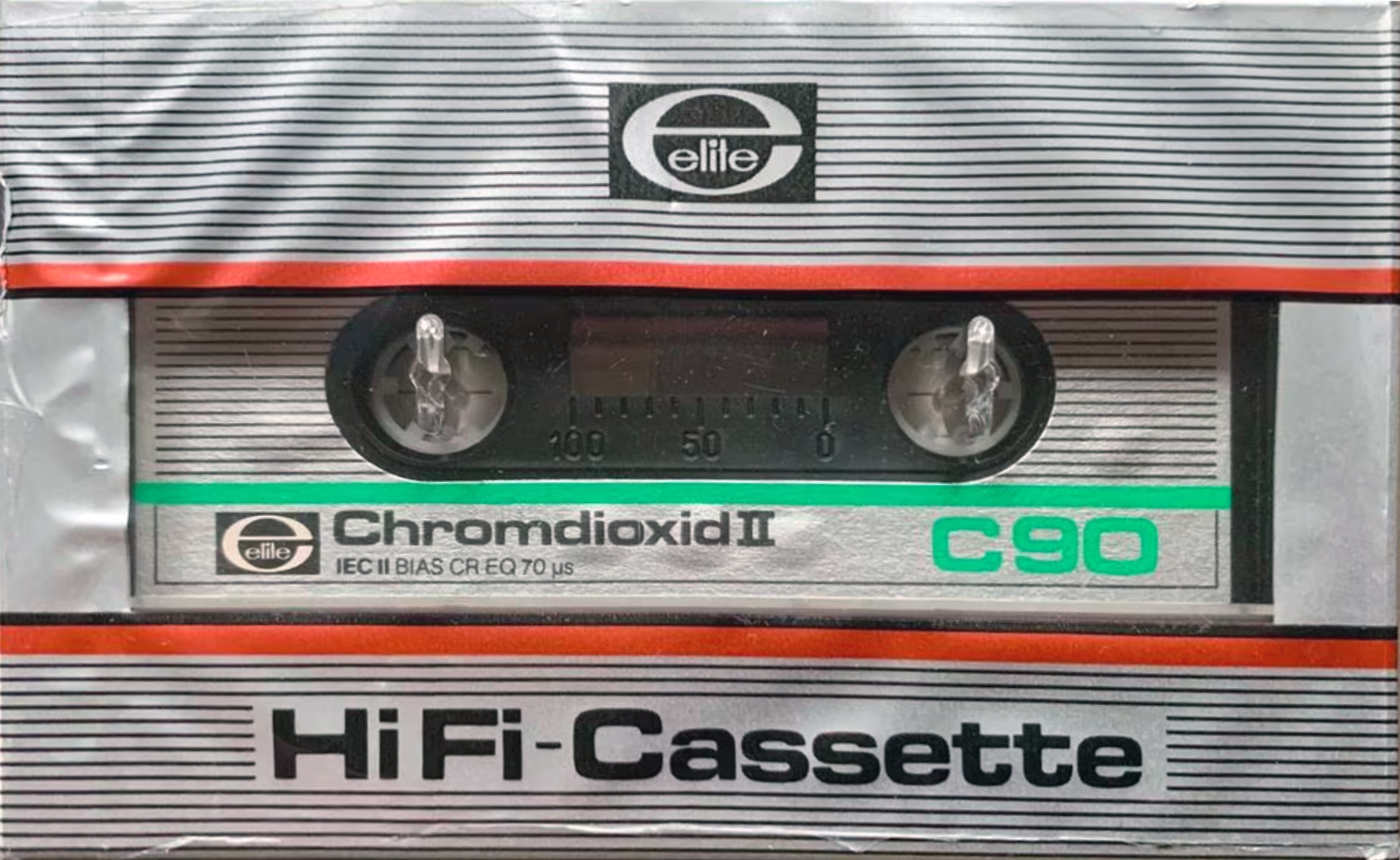 Compact Cassette Elite 90 Type II Chrome 1982 Germany