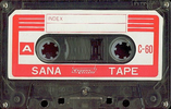 Compact Cassette Sana 60 "TSR" Type I Normal 1980 Japan