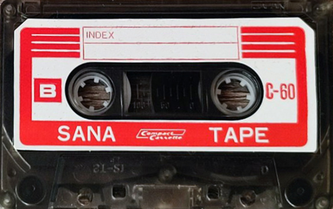 Compact Cassette Sana TSR 60 "Transparent" Type I Normal 1979 Japan