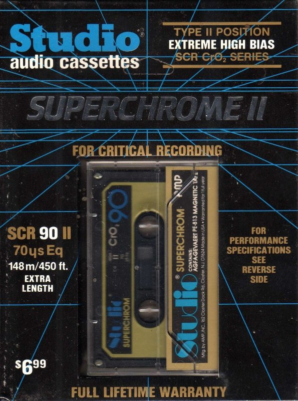 Blister AMP Studio 90 Type II Chrome 1981 USA