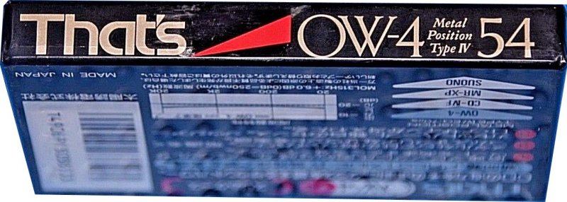 Compact Cassette: Taiyo Yuden Thats - OW-4 54