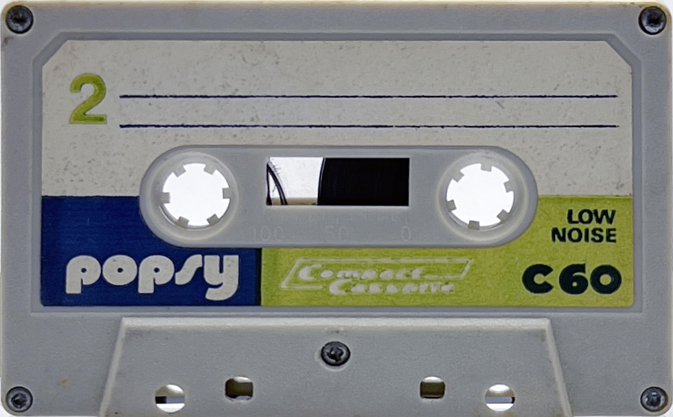 Compact Cassette Popsy 60 Type I Normal 1976 Germany