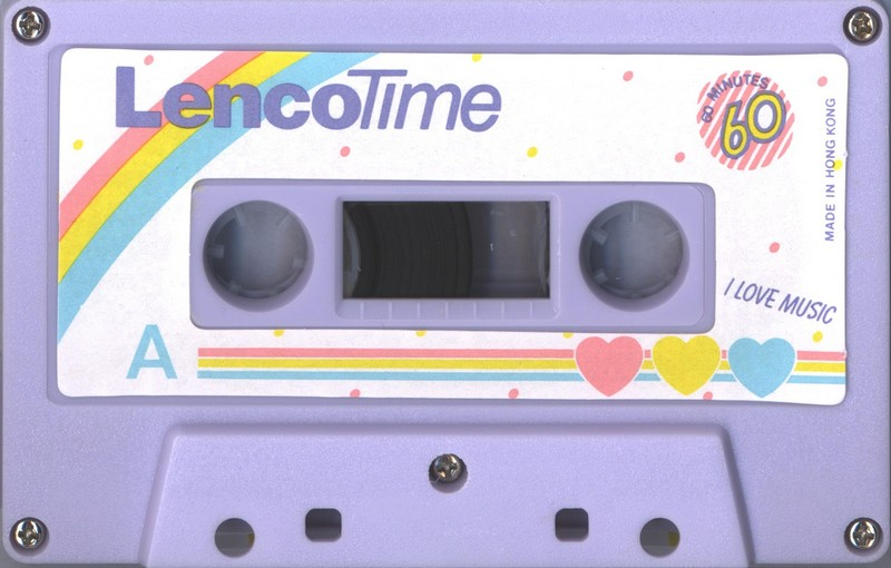 Compact Cassette Lenco Time 60 "I LOVE MUSIC" Type I Normal 1986 Hong Kong