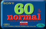 Compact Cassette Sony CDix I 60 "C-60CDX1D" Type I Normal 1996 Japan