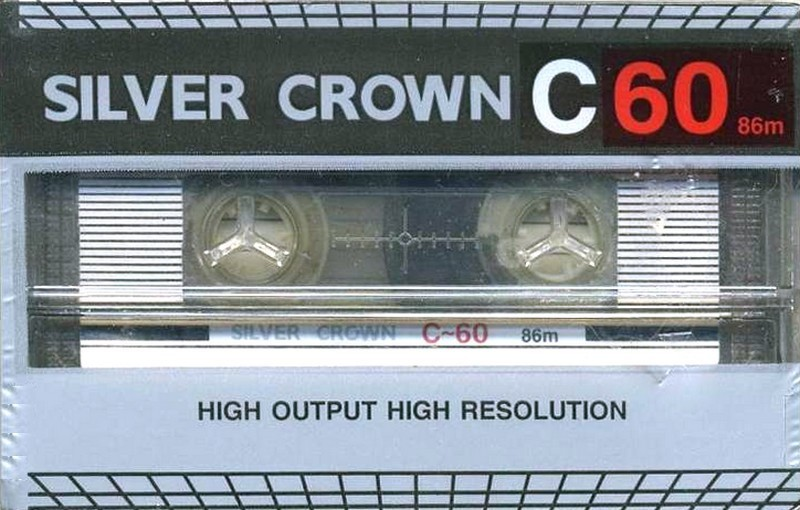 Compact Cassette: Unknown Silver Crown -  60