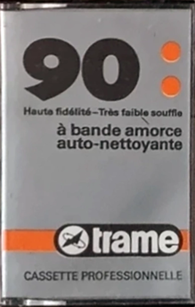 Compact Cassette Trame 90 Type I Normal 1986 France