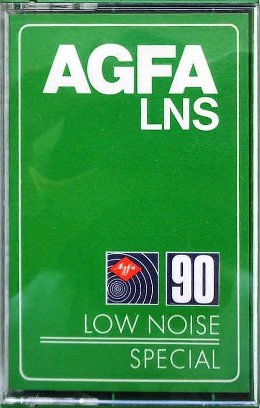 Compact Cassette AGFA LNS 90 "Low Noise Special" Type I Normal 1980 Europe