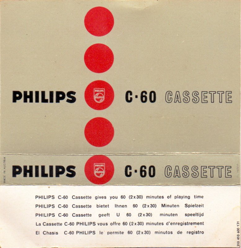 Compact Cassette: Philips  -  60