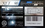 Compact Cassette Maxell XLI 90 Type I Normal 1990 Japan
