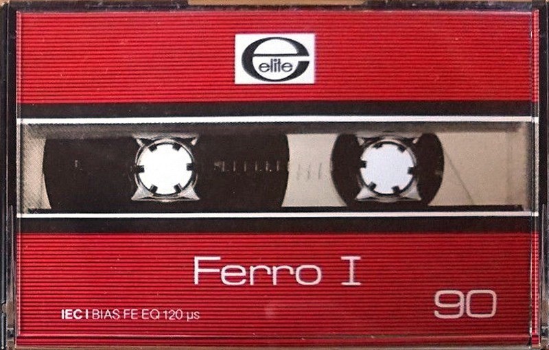 Compact Cassette Elite Ferro I 90 Type I Normal 1980 Germany