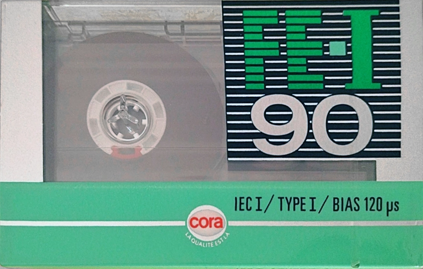 Compact Cassette Cora Fe-I 90 Type I Normal 1992 Europe