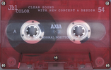Compact Cassette AXIA J`z 1 Color 54 "JZ1J 54" Type I Normal 2000 Japan