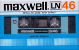 Compact Cassette Maxwell LN 46 Type I Normal Worldwide