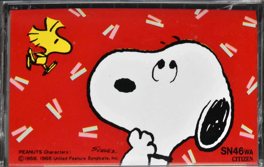 Compact Cassette Citizen Snoopy SN 46 "SN46 WA" Type I Normal 1985 Japan