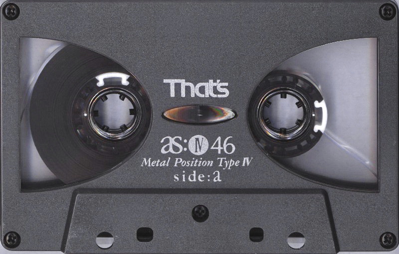 Compact Cassette Thats AS IV 46 Type IV Metal 1990 Europe
