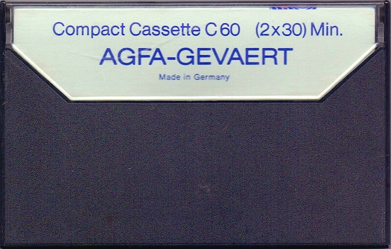 Compact Cassette AGFA 60 Type I Normal 1972 Europe